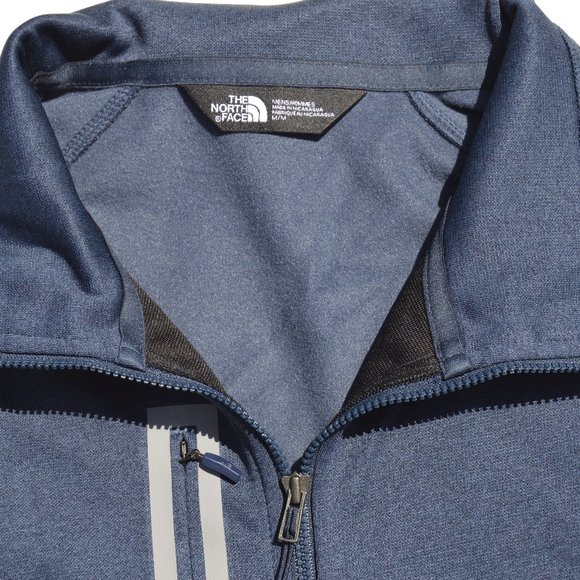 The North Face Men's Canyon Flats Fleece Jacket Urban Navy Heather Size M (New). - Picture 8 of 9